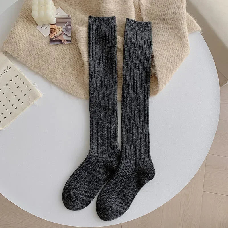 Thermal Knee High Socks for Women – Thick Winter Socks