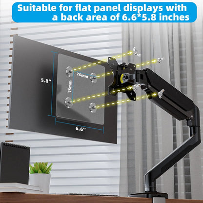 Wall Mounted Monitor Holder – Acrylic Stand for 17–32 Inch Screens
