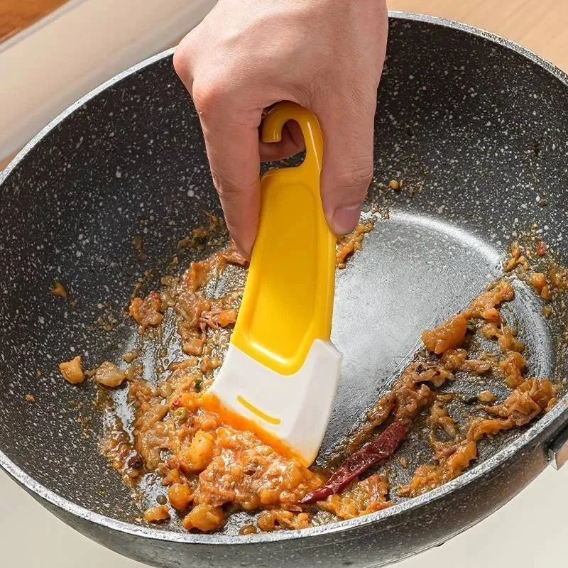 Silicone Kitchen Scraper for Pans, Pots & Dishes