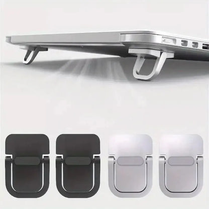 Portable Laptop Stand Set – 2-Pack with Keyboard Riser