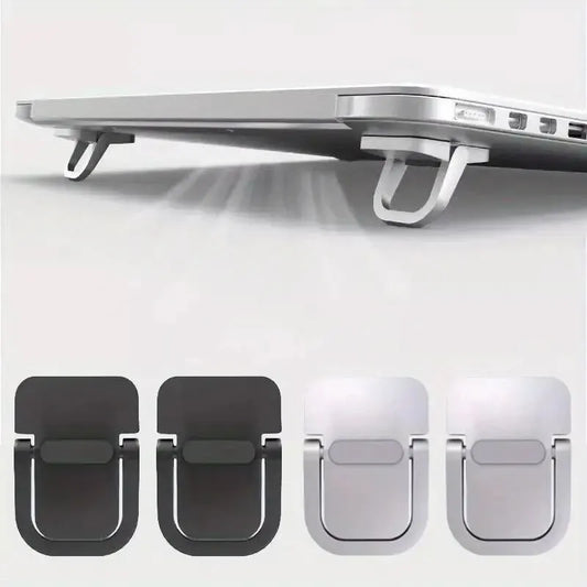 Portable Laptop Stand Set – 2-Pack with Keyboard Riser
