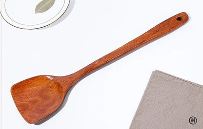 Wooden Spatula for Non-Stick Pans – Kitchen Cooking Utensil