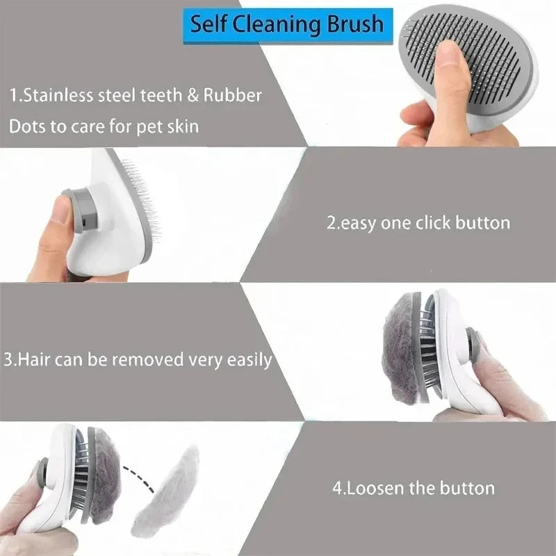 Self Cleaning Pet Brush