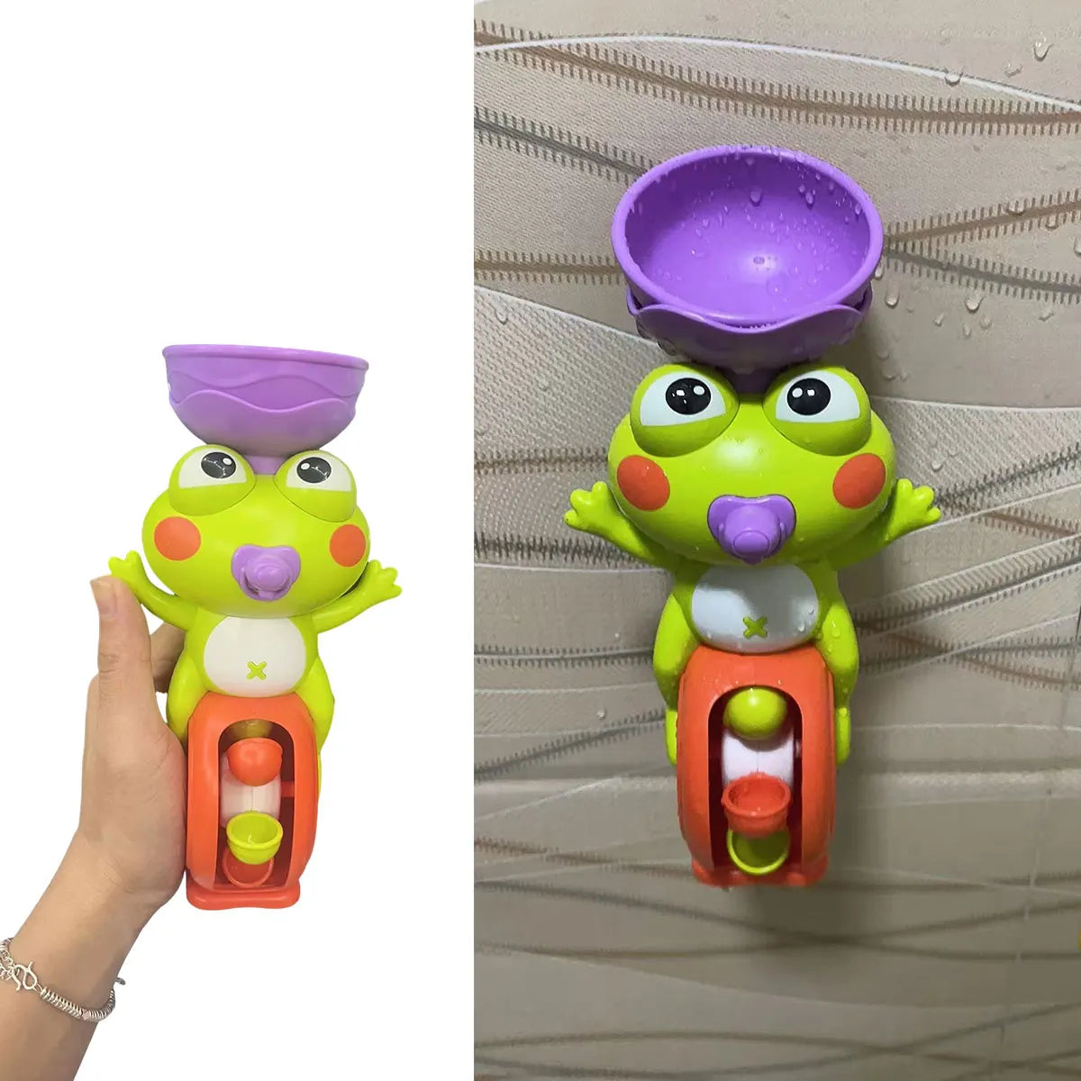 Waterwheel Bath Toy – Suction Cup Spinner for Kids