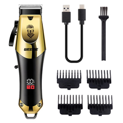 Rechargeable Hair Clipper for Men, Beard & Nose Trimmer Kit