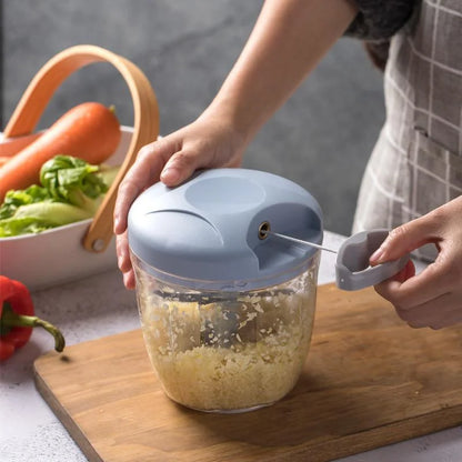 500/900ML Manual Garlic Chopper Garlic Crusher Vegetable Cutter