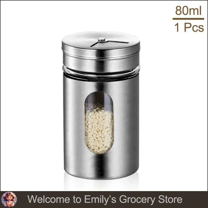 Spice Shaker | Stainless Steel Salt & Pepper Jar