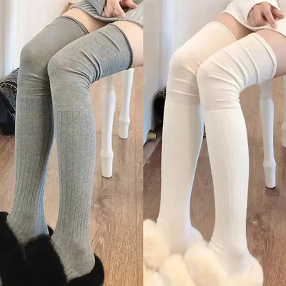 Women’s Thigh High Socks – Warm Knitted Boot Style