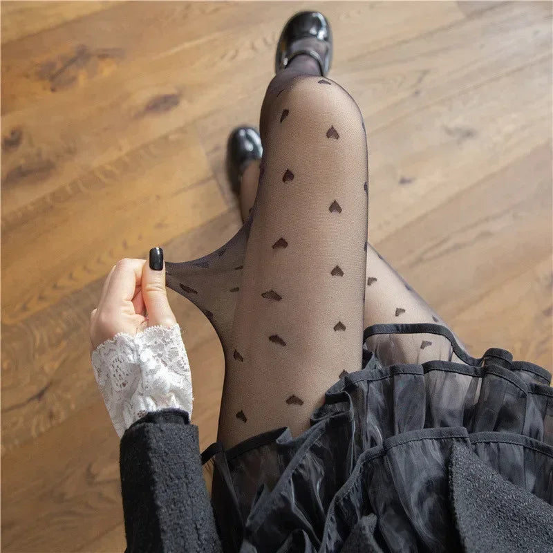 Thigh High Stockings for Women – Lace Black White Socks