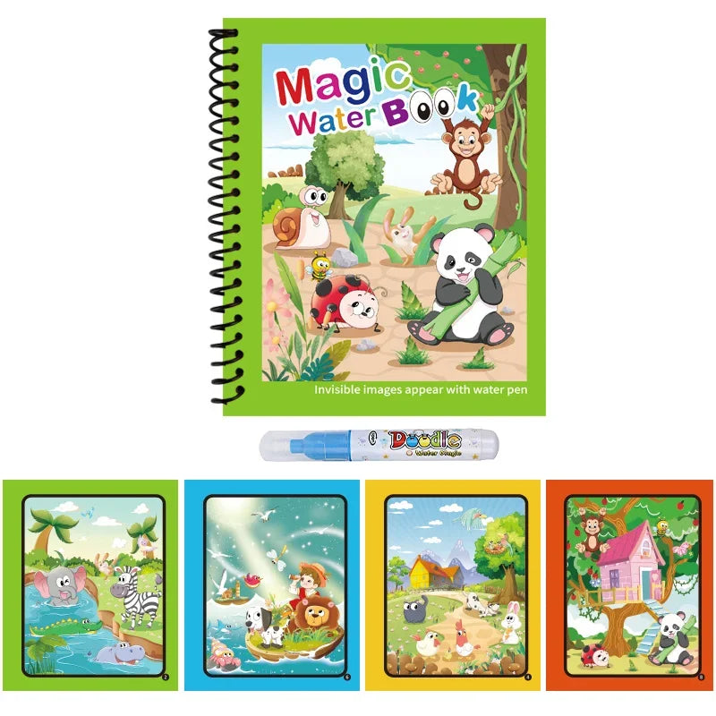 Magic Water Coloring Book