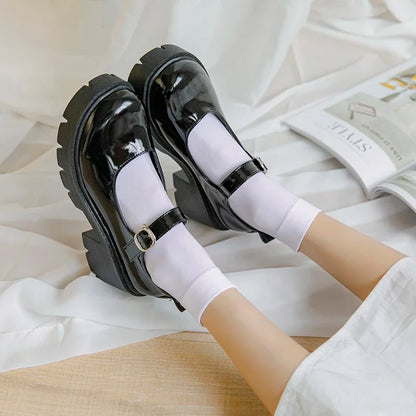 Knee High Socks for Women – Solid Color Long Socks 2-Pack