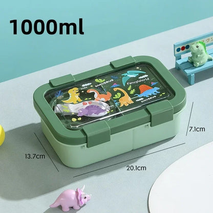 Bento Lunch Box – Leakproof Portable Container with Soup Bowl