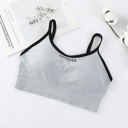 Women’s Sports Bra – Cotton Crop Top for Gym & Everyday Comfort