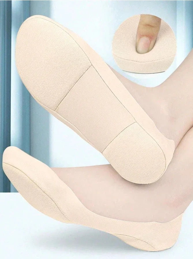 Women's Boat Socks Insoles – Invisible Non-Slip Shock-Absorbing Foot Pads