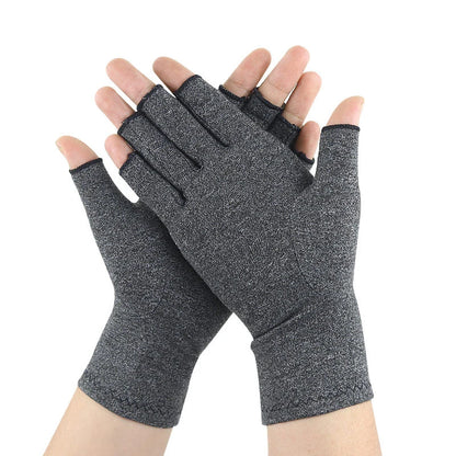 Fingerless Compression Gloves for Sports Hand Support 1 Pair