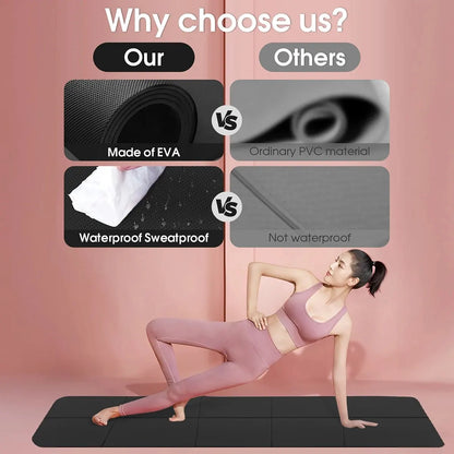 4mm Yoga Mat EVA Foam Exercise Mat for Yoga & Pilates