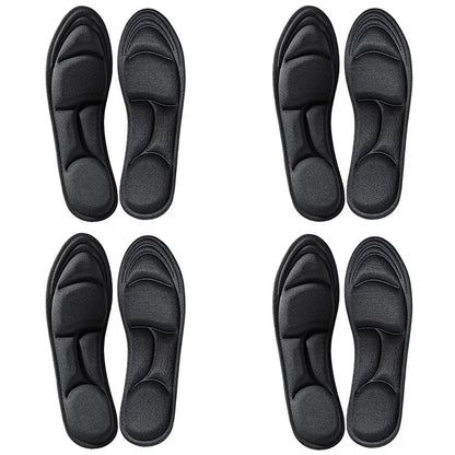 5D Massage Memory Foam Insoles – Cushioned Shoe Inserts EU 35–46
