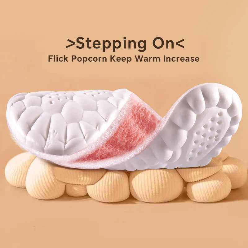 Warm Winter Insoles – Plush Thickened Cold-Weather Shoe Inserts