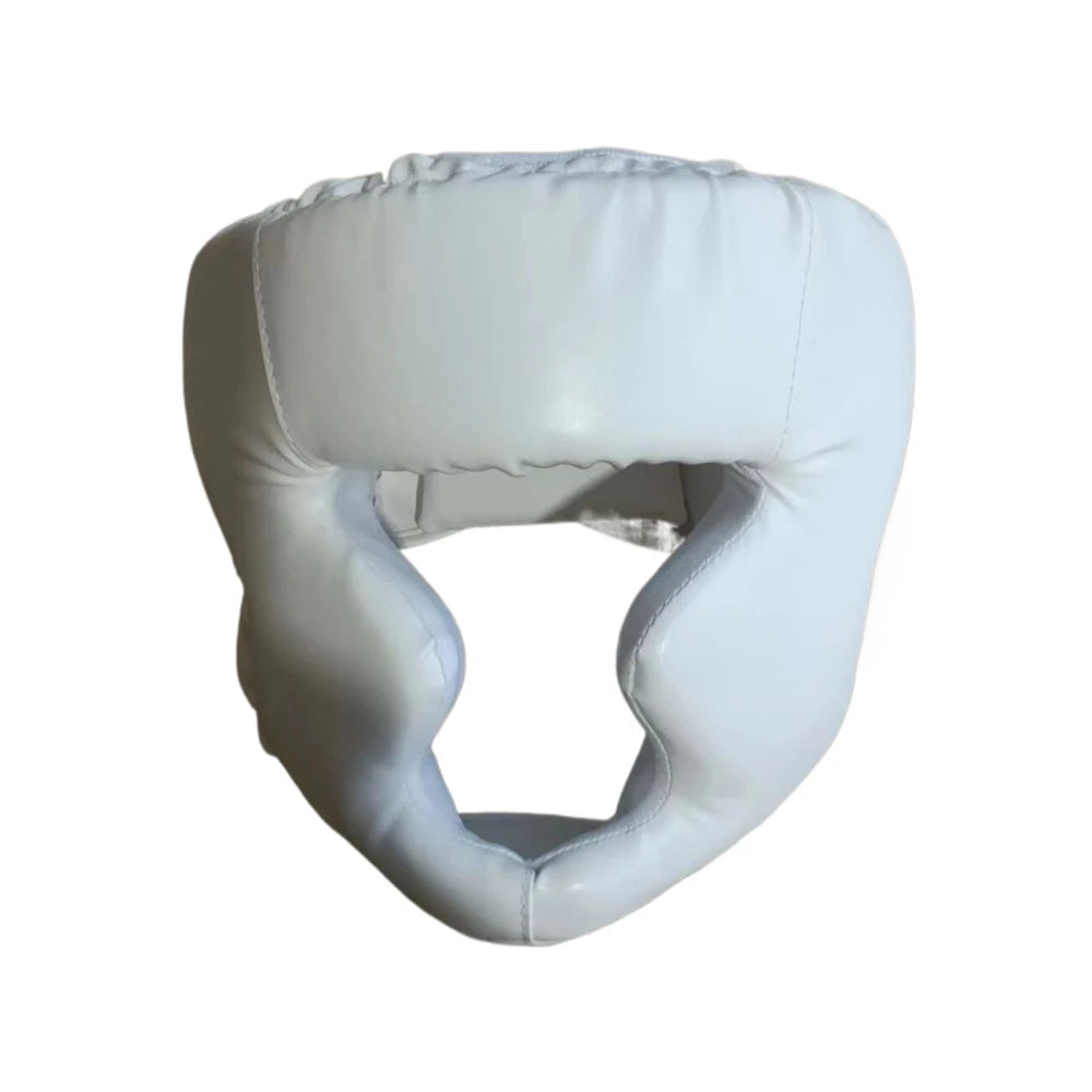 Boxing Headgear for Adults, PU Leather Training Helmet