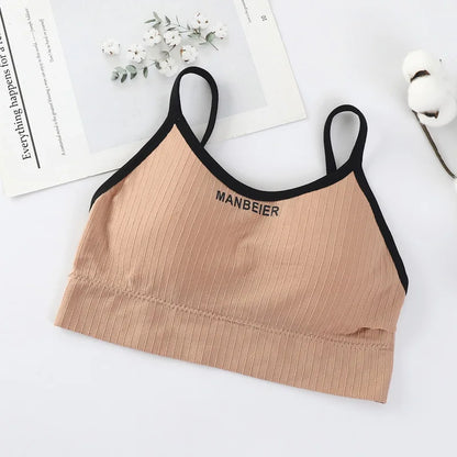 Women’s Sports Bra – Cotton Crop Top for Gym & Everyday Comfort