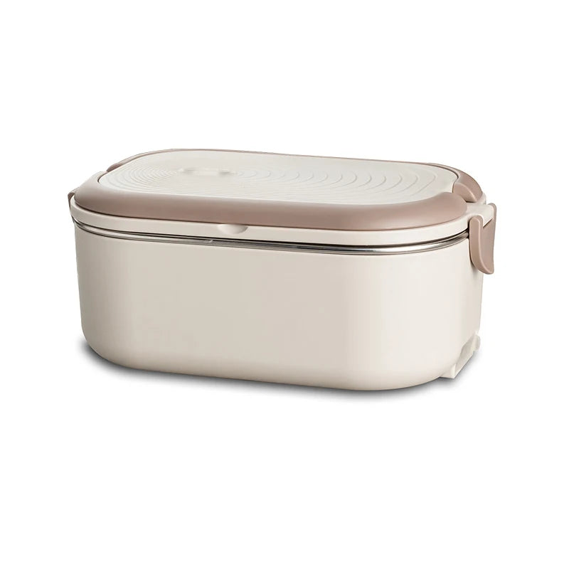 Electric Lunch Box 1L Stainless Steel Heated Food Warmer 18W