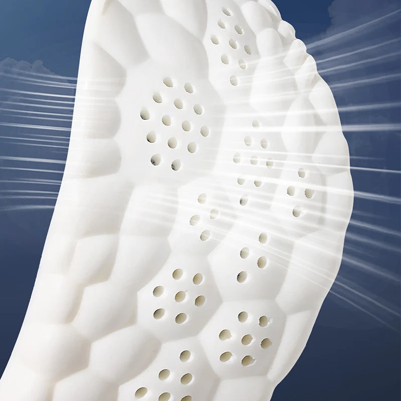 Sports Insoles Latex Cushion Arch Support Shock Absorbing Inserts