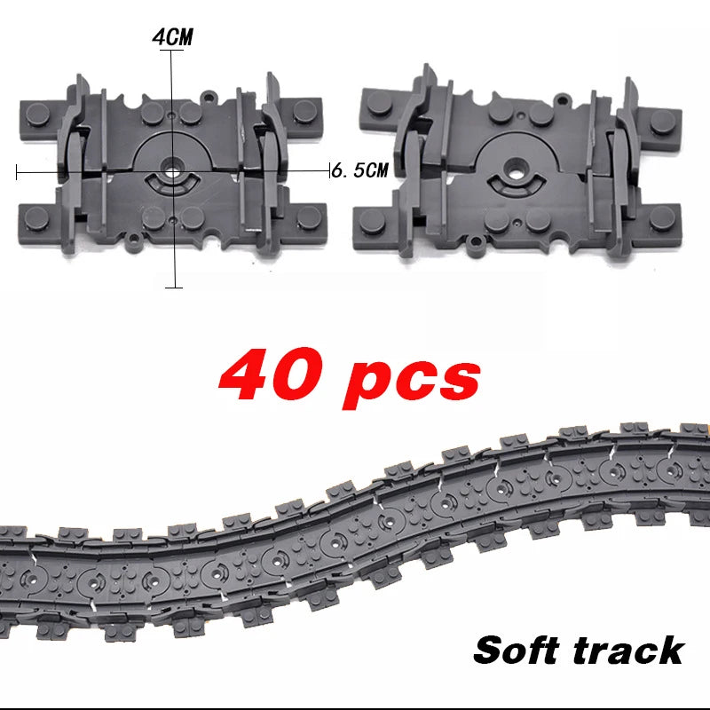 Train Building Set with Flexible Tracks – Railway Model Blocks