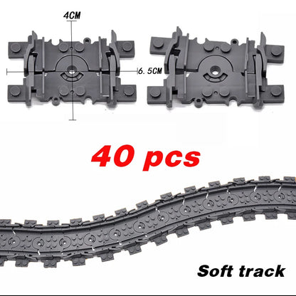 Train Building Set with Flexible Tracks – Railway Model Blocks