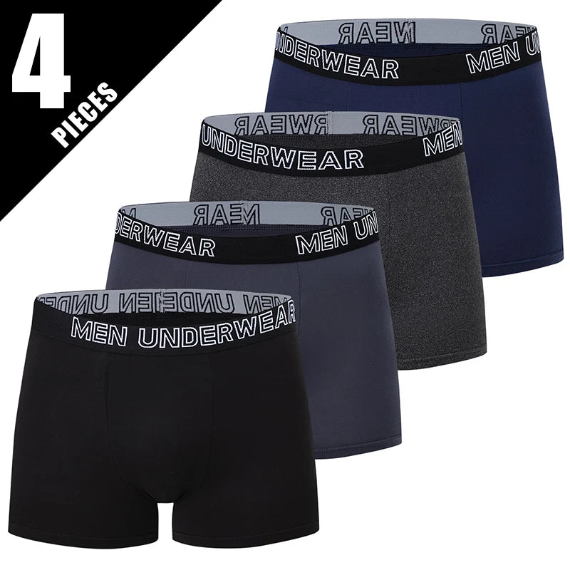 Men’s Boxer Shorts – Comfortable Stretch Elastic Waist Underwear