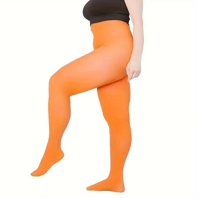120D Velvet Tights for Women – Soft Plus Size Pantyhose
