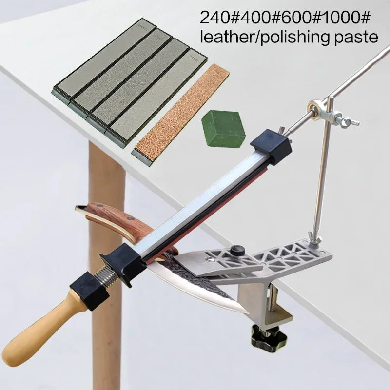 Knife Sharpener Fixed Angle Diamond Sharpening Stone for Kitchen Knives