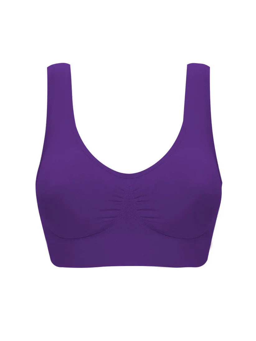 Seamless Wireless Bra for Women – Strapless Full Cup Bra