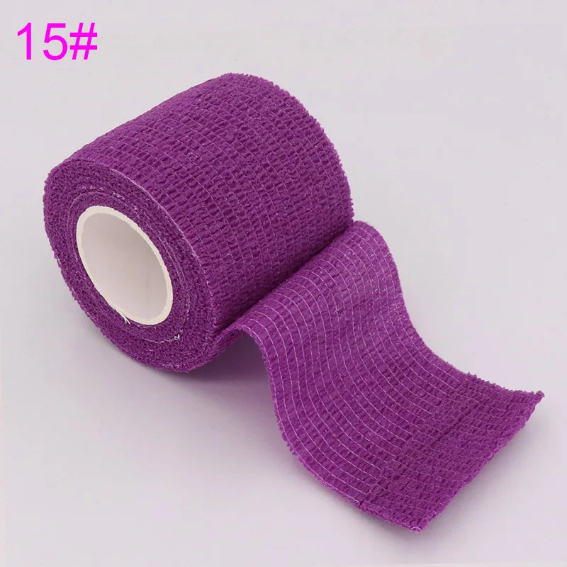 Self Adhesive Elastic Bandage Sports Wrap Tape 4.8m