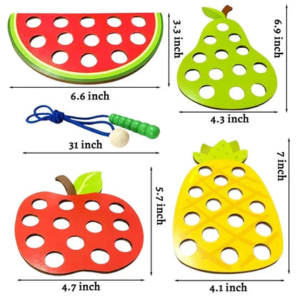 Wooden Lacing Toy