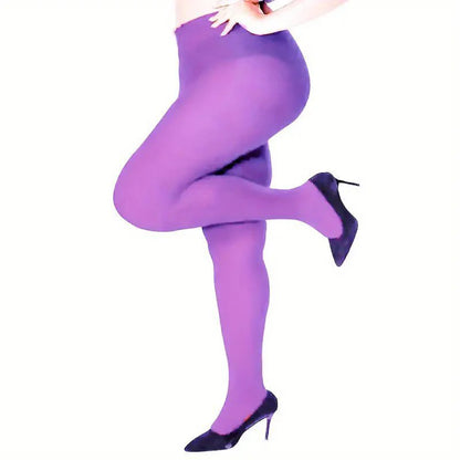 120D Velvet Tights for Women – Soft Plus Size Pantyhose