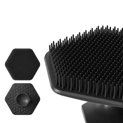 Silicone Face Wash Brush Mini Facial Cleansing Scrubber for Men