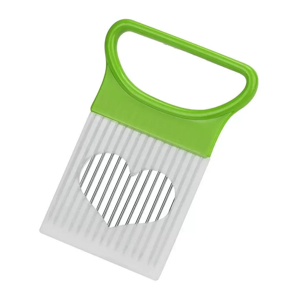 Onion Slicer Stainless Steel Vegetable Cutter & Onion Holder