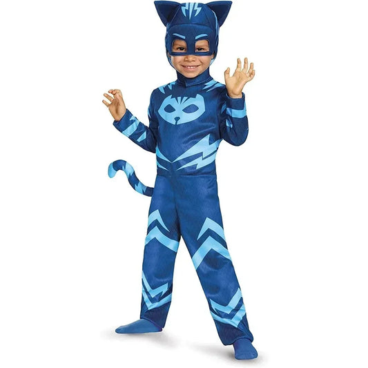 Anime Masks Owlette Catboy Connor Greg Amaya Cosplay Costumes Gekko Sutis Cloak Party Costume For Boys Performance Show