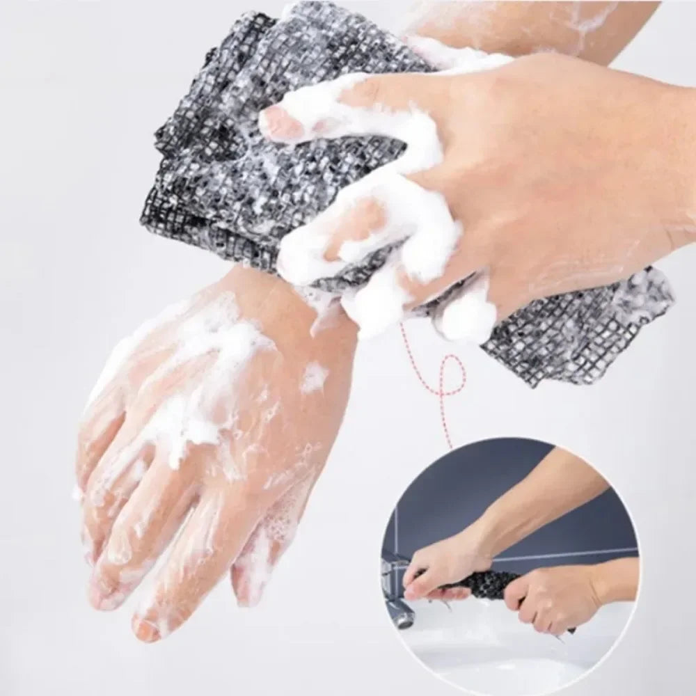 Exfoliating Back Scrubber Japanese Body Scrub Towel for Shower