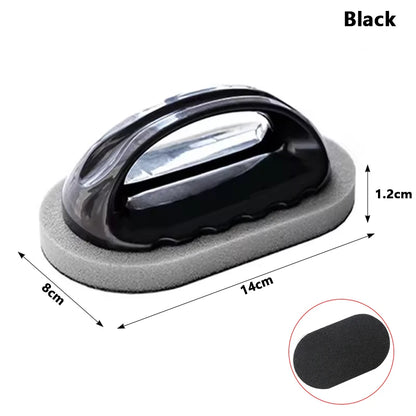 Kitchen Cleaning Brush Sponge Scrubber With Ergonomic Handle