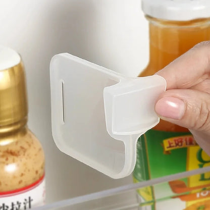 Refrigerator Door Divider Clips – Adjustable Storage Organizer