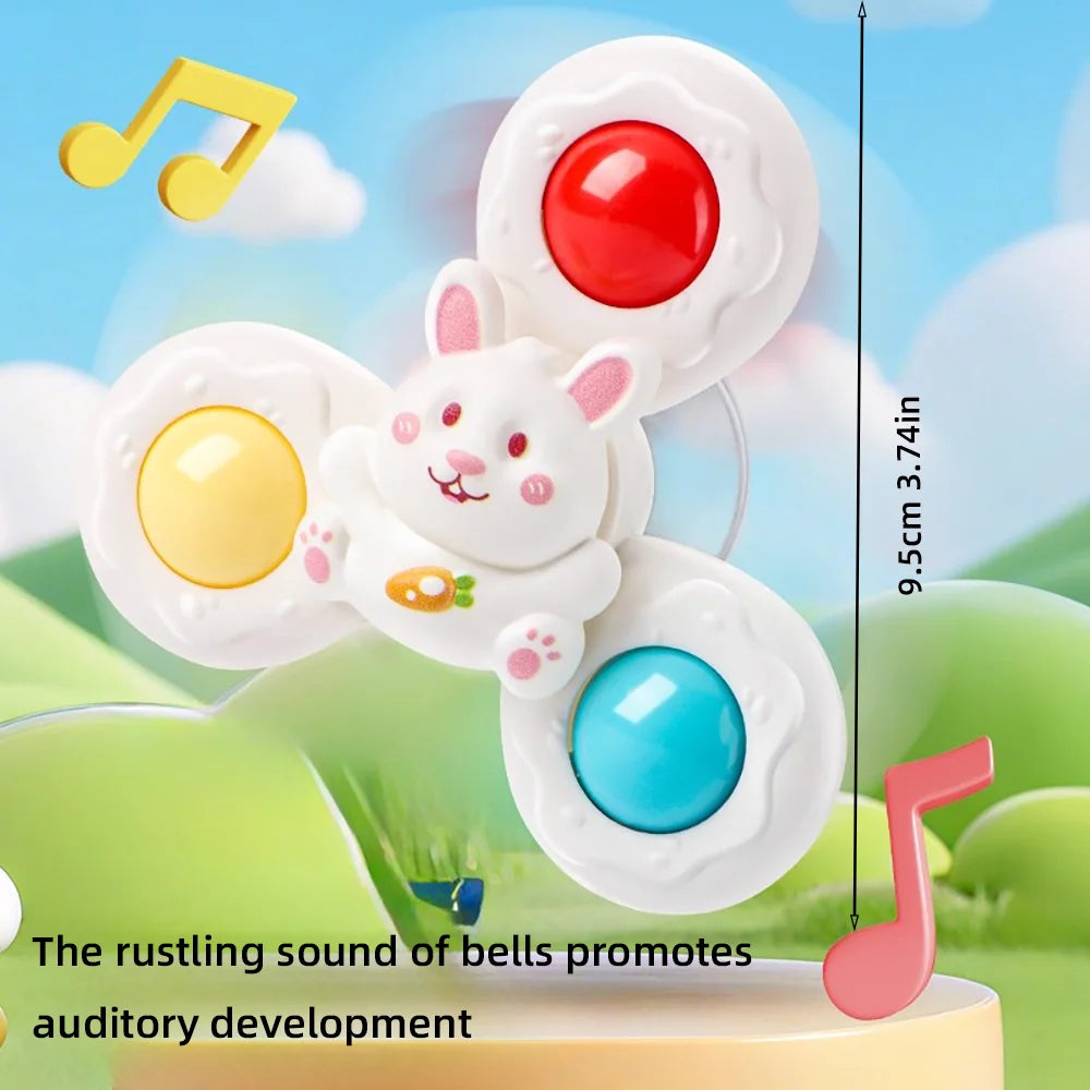 Spinning Bath Toy for Babies & Toddlers – Montessori Water Wheel