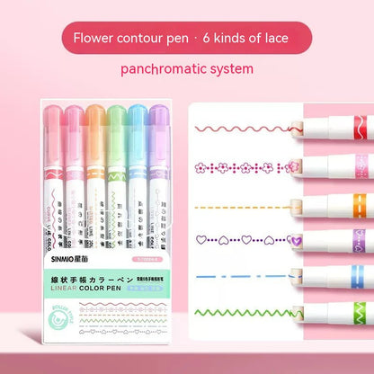 Highlighter Pens 6-Pack