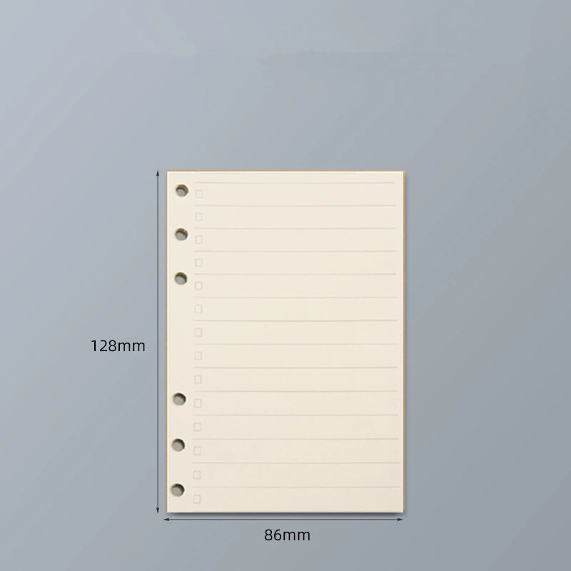 Loose Leaf Notebook Refill – A5 A6 A7 Lined, Blank & Grid Paper