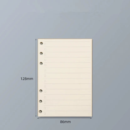 Loose Leaf Notebook Refill – A5 A6 A7 Lined, Blank & Grid Paper