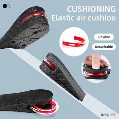 Height Increase Insoles – 3–5cm Invisible Heel Lift Inserts