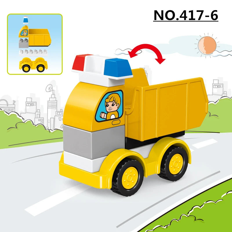 Train Building Blocks Set – Railway Track Model Construction Toy