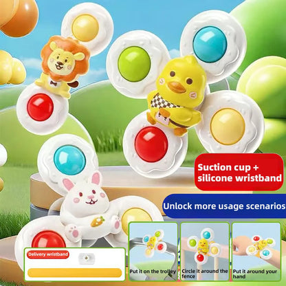 Spinning Bath Toy for Babies & Toddlers – Montessori Water Wheel