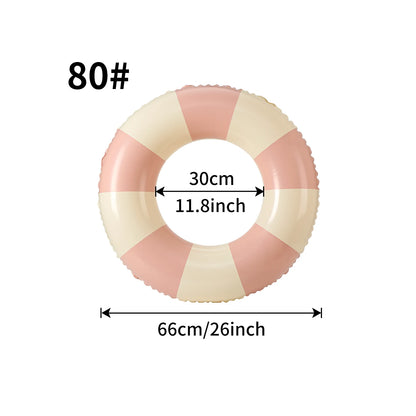 Inflatable Swimming Ring Macaron Pool Float for Summer Pool Parties