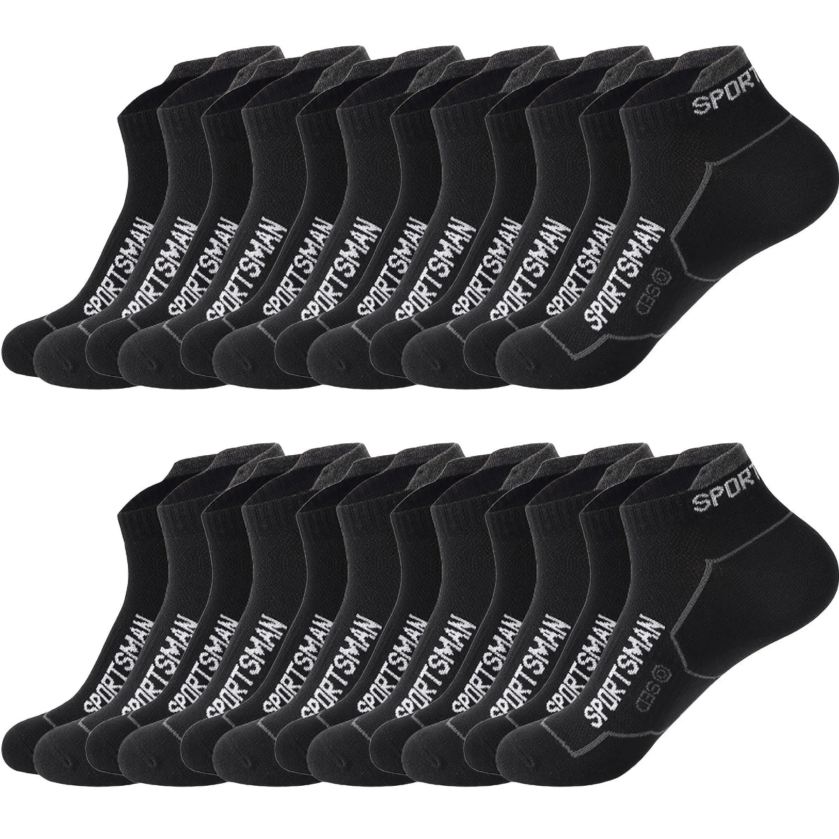Men's No Show Socks Breathable Ankle Running Sport Socks
